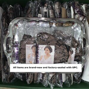 Glamorise in Sizes 46D 44C 42D 42C & 36B Magic Lift Modesty-Lined Lace Bra Black